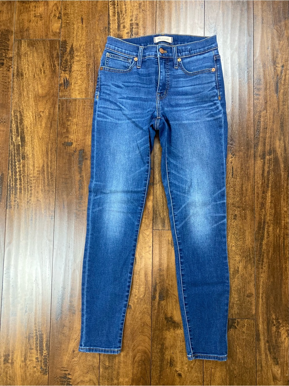 Madewell Jeans 9" High-Rise Skinny Dark Wash Blue Denim Women’s Size 25.